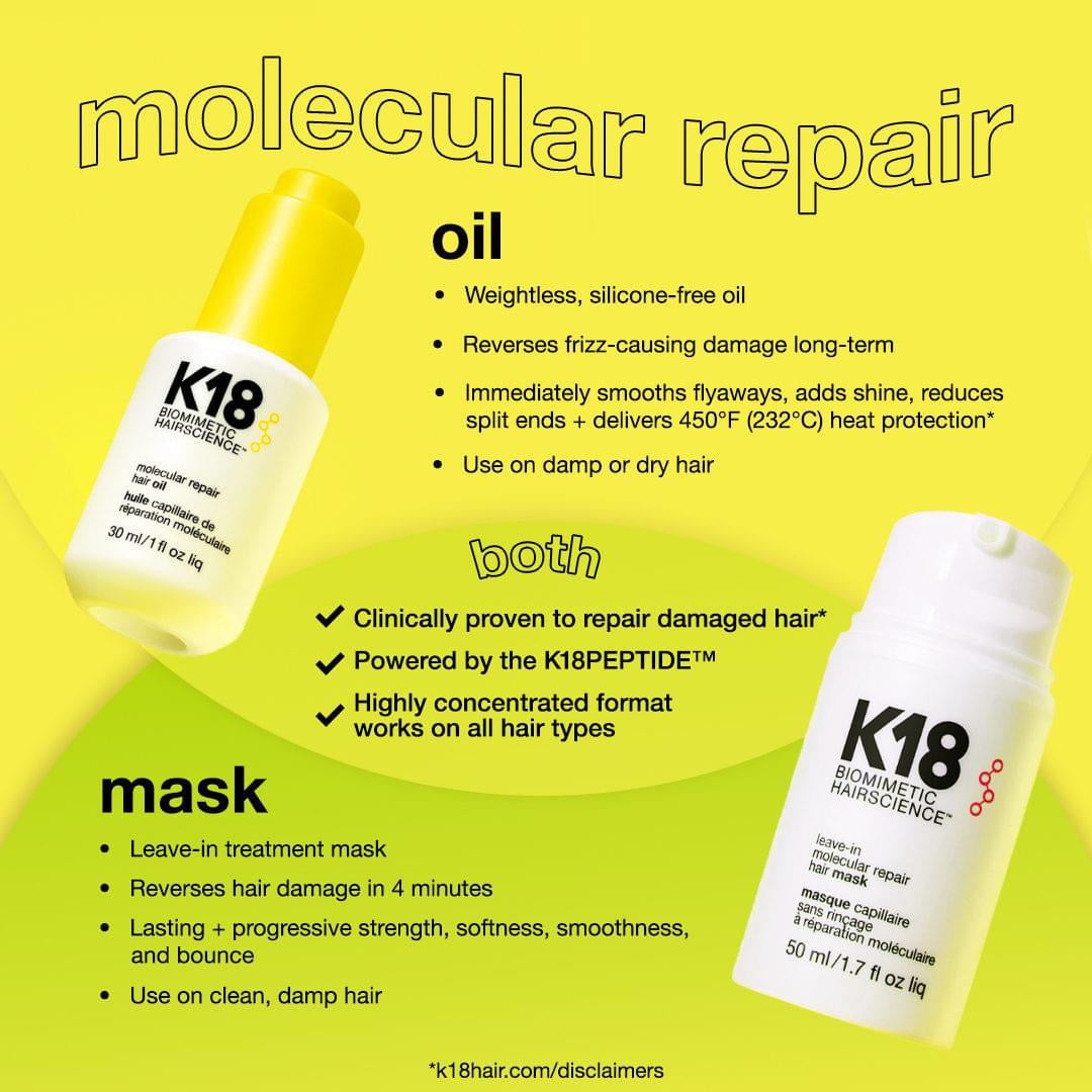 K18 Molecular Repair Hair Oil 30ml