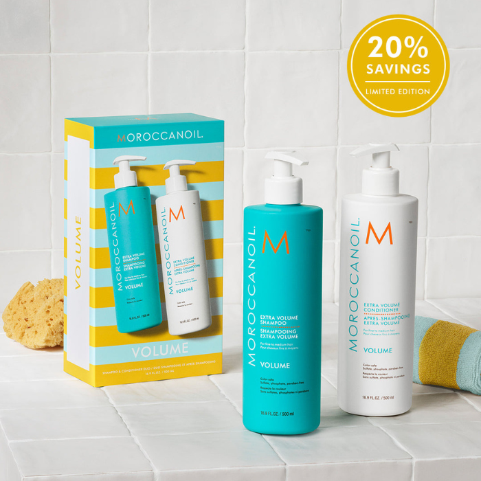 MOROCCANOIL Frizz Control Shampoo & Conditioner Half-Liter Set