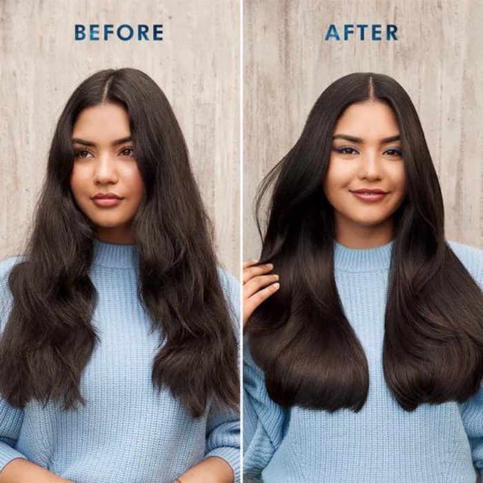 Moroccanoil Intense Smoothing Serum on curly hair