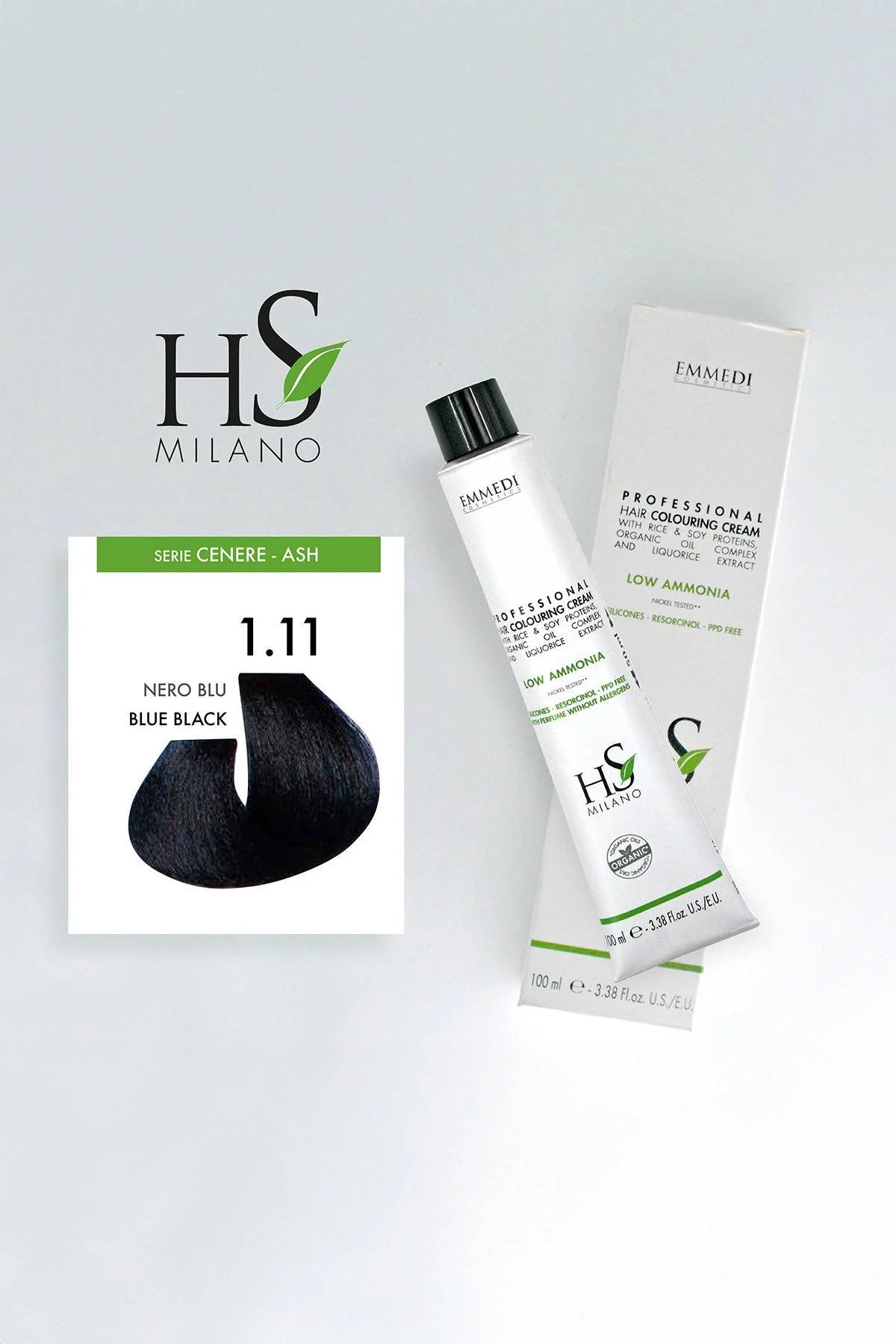 HS Milano Cream Hair Dye Professional 100ml