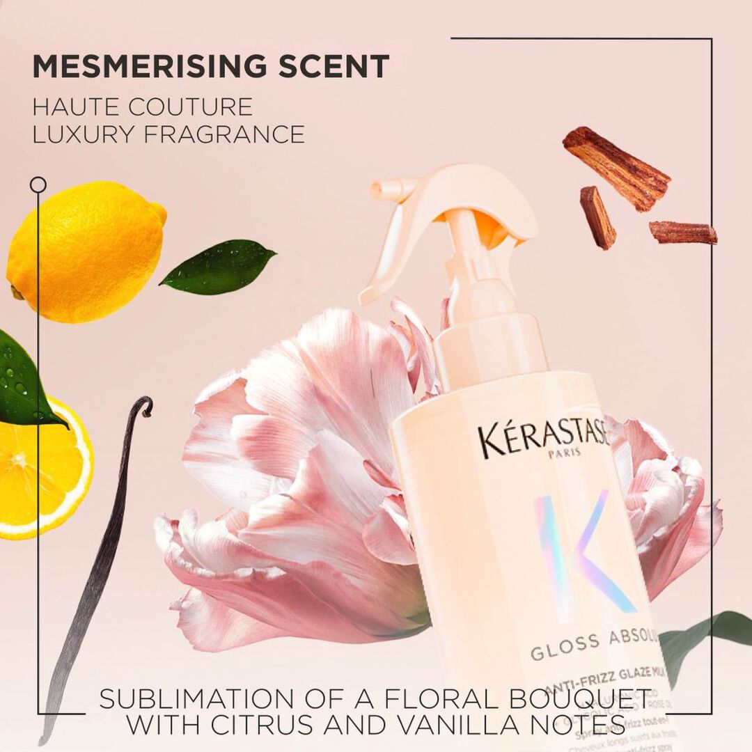 KERASTASE GLOSS ABSOLU ANTI-FRIZZ GLAZE MILK ALL-IN-1 SPRAY 190ml