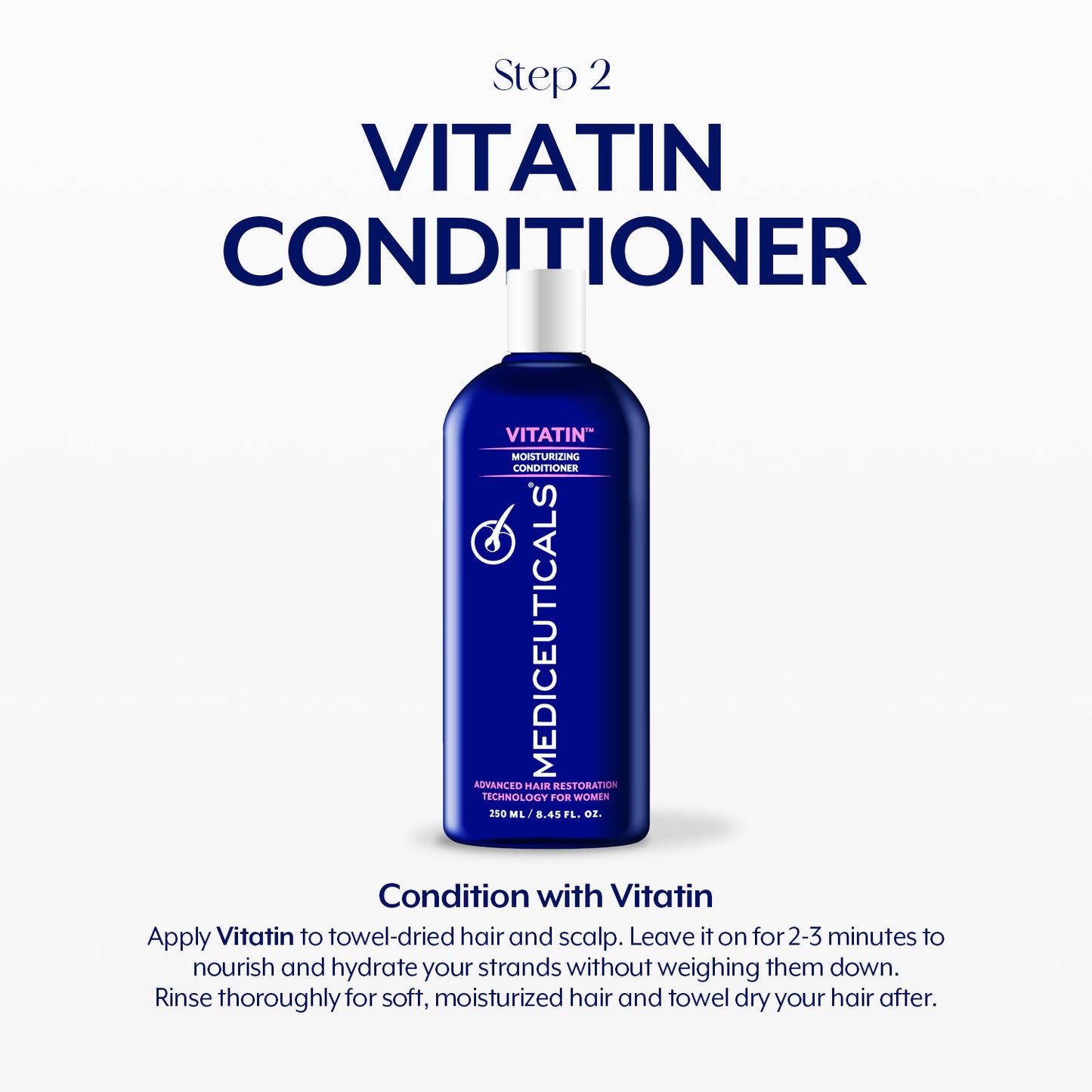 MEDICEUTICALS SATURATE™ Anti Hair-loss Shampoo for Women