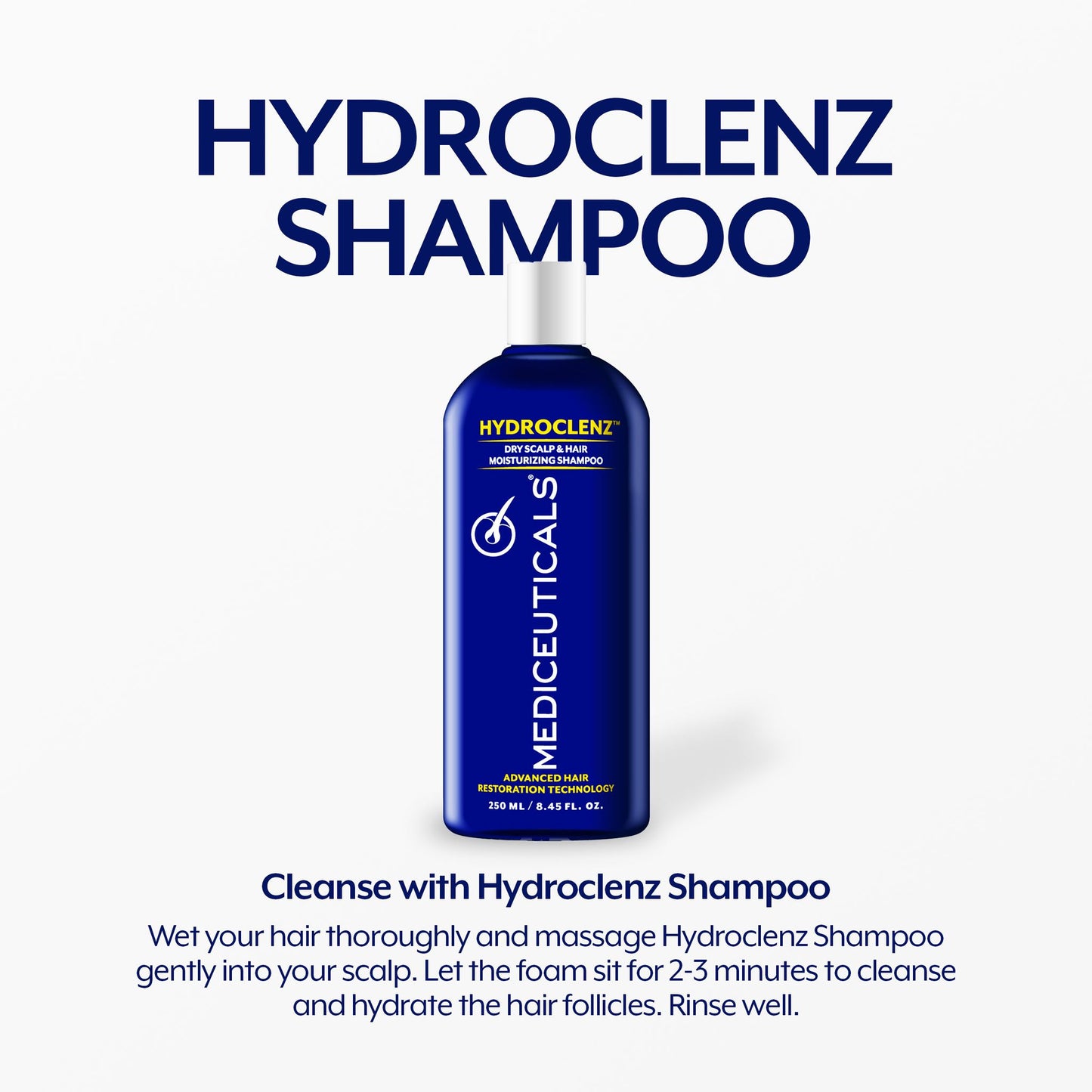 MEDICEUTICALS HYDROCLENZ™ Hair Loss & Thinning Hair Shampoo for men(Dry Hair & Dry Scalp)