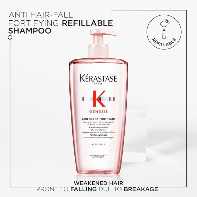 Kérastase Genesis Hydra-Fortifiant Shampoo For Thin or Oily Hair 500ml