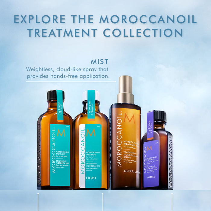 Moroccanoil Treatment Mist on fine hair