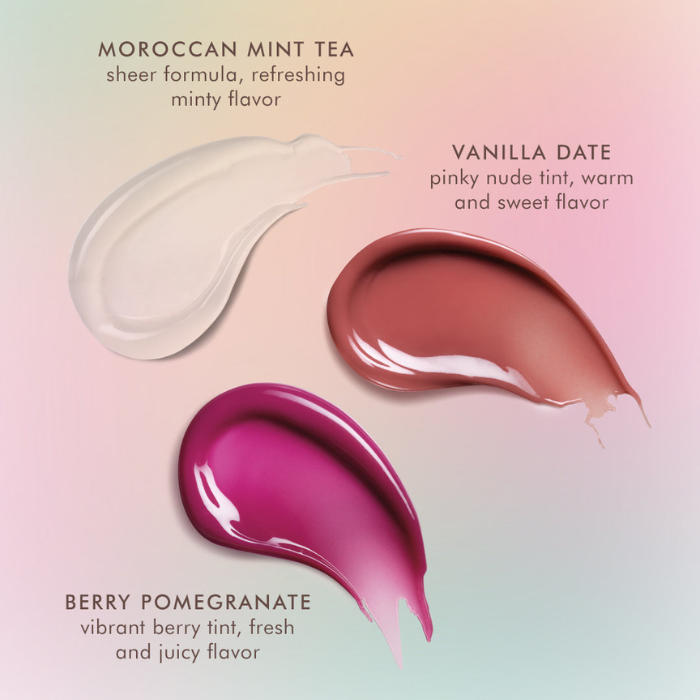 Moroccanoil lip balm collection of three flavours
