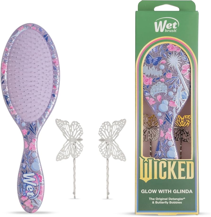 Wet Brush WICKED Glow with Glinda with Butterfly Bobbies WICKED The Wet Brush GLOW WITH GLINDA And Butterfly Bobbies  main image 4