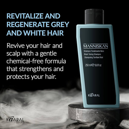KARRAL MANNISKAN BLACK TONING SHAMPOO 250ML