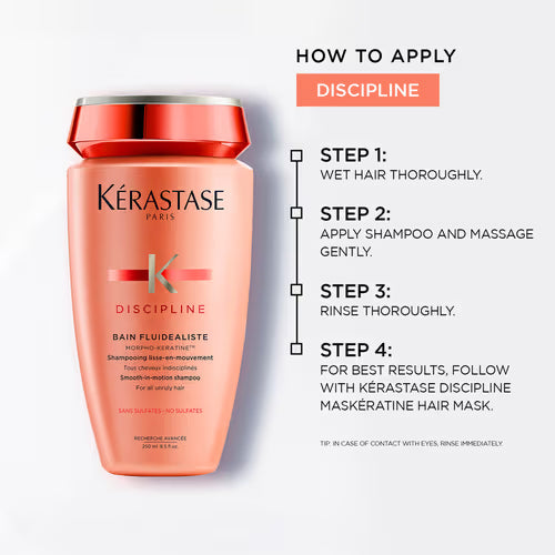 Kérastase Discipline Fluidealiste SULPHATE FREE Anti-frizz Smoothing Shampoo 250ml