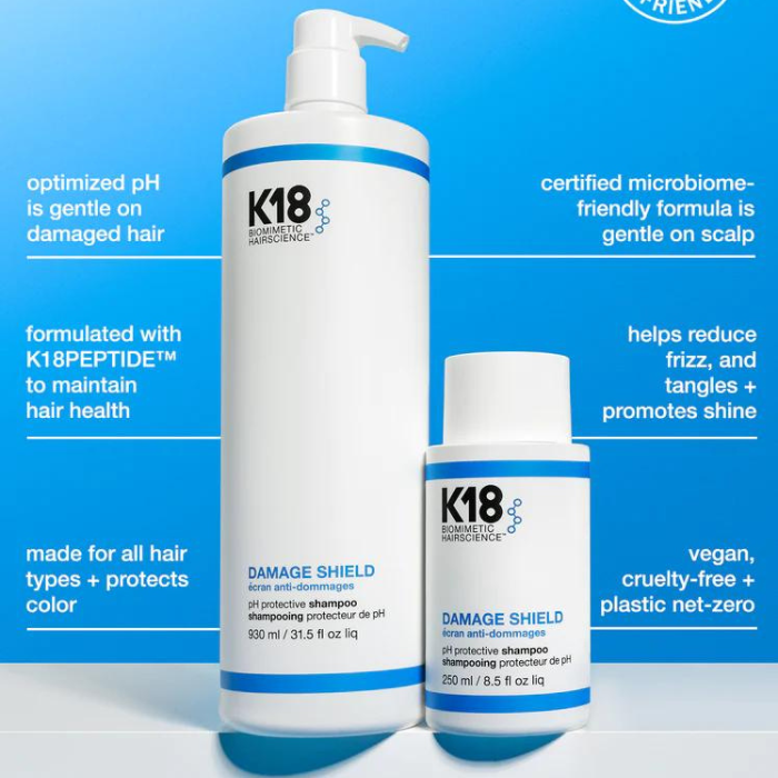 K18 DAMAGE SHIELD pH protective shampoo