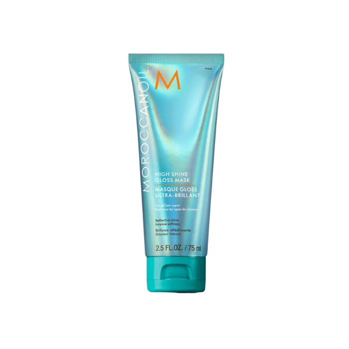 Moroccanoil High Shine Gloss Mask on glossy hair