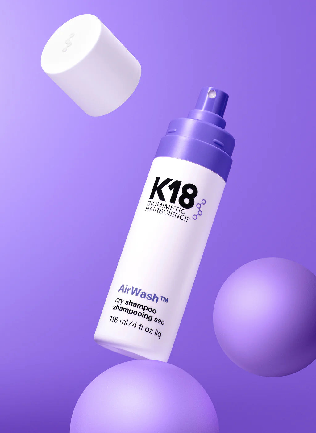 K18 AirWash™ Dry Shampoo 118ml