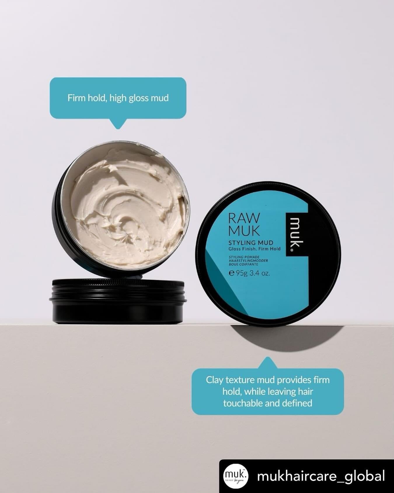 MUK Haircare Raw Styling Mud 95g