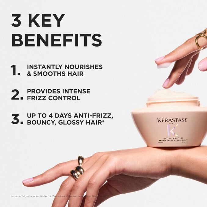 KERASTASE Hydra-smoothing creamy mask for thick, frizzy hair 200ML