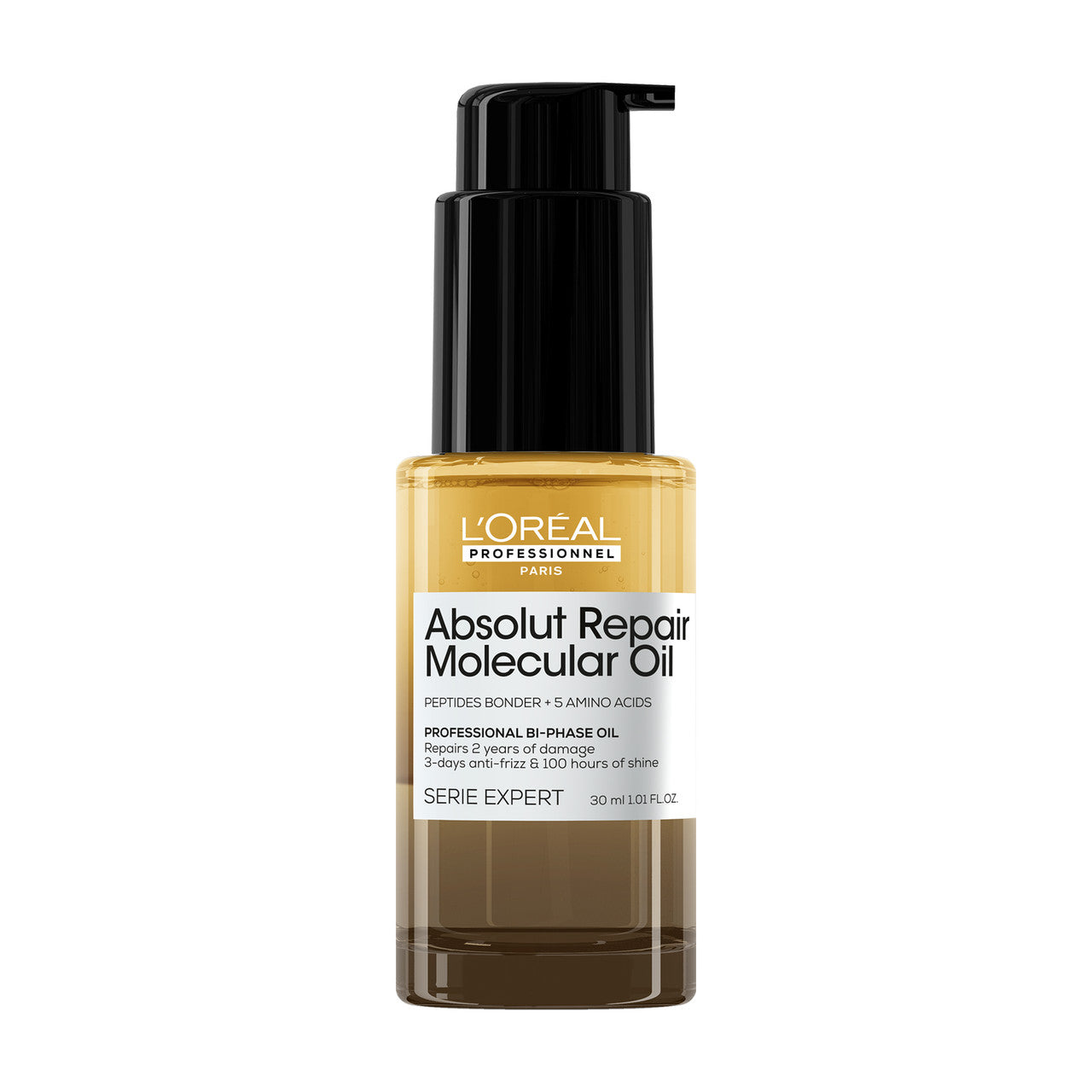 LOREAL PROFESSIONAL Absolut Repair Molecular Professional Bi-phase Oil for damaged hair.