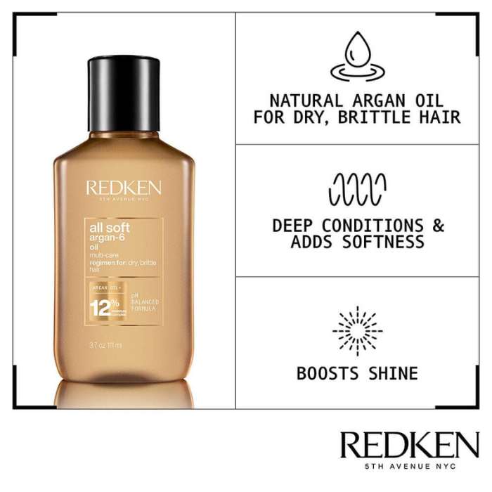 REDKEN All Soft Argan-6 Multi-Care Oil