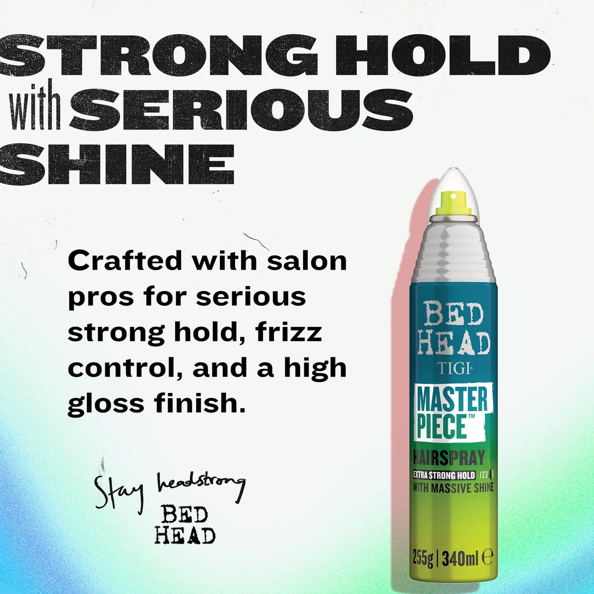 TIGI Bed Head Masterpiece Shiny Hairspray – Strong Hold – view 3