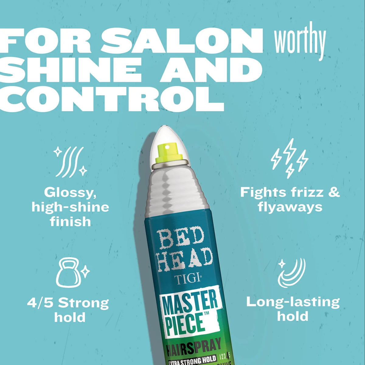 TIGI Bed Head Masterpiece Shiny Hairspray – Strong Hold – view 2
