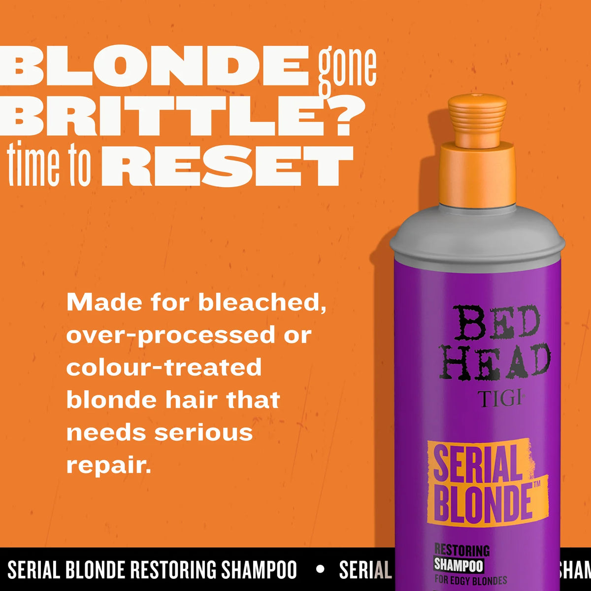 TIGI Bed Head Serial Blonde Restoring Shampoo 400ml – view 3