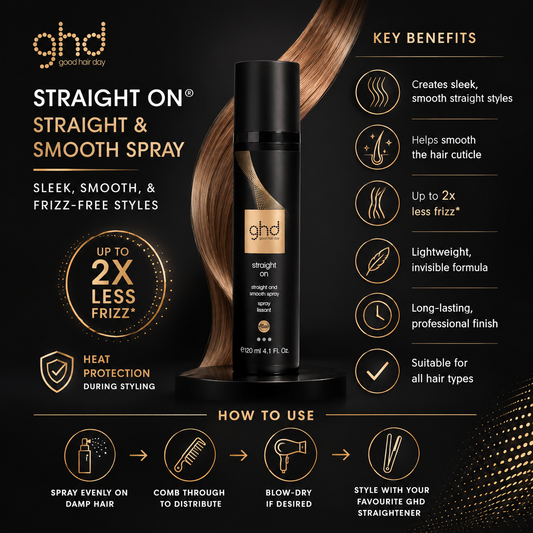 GHD Straight On Straight & Smooth Spray 120ml