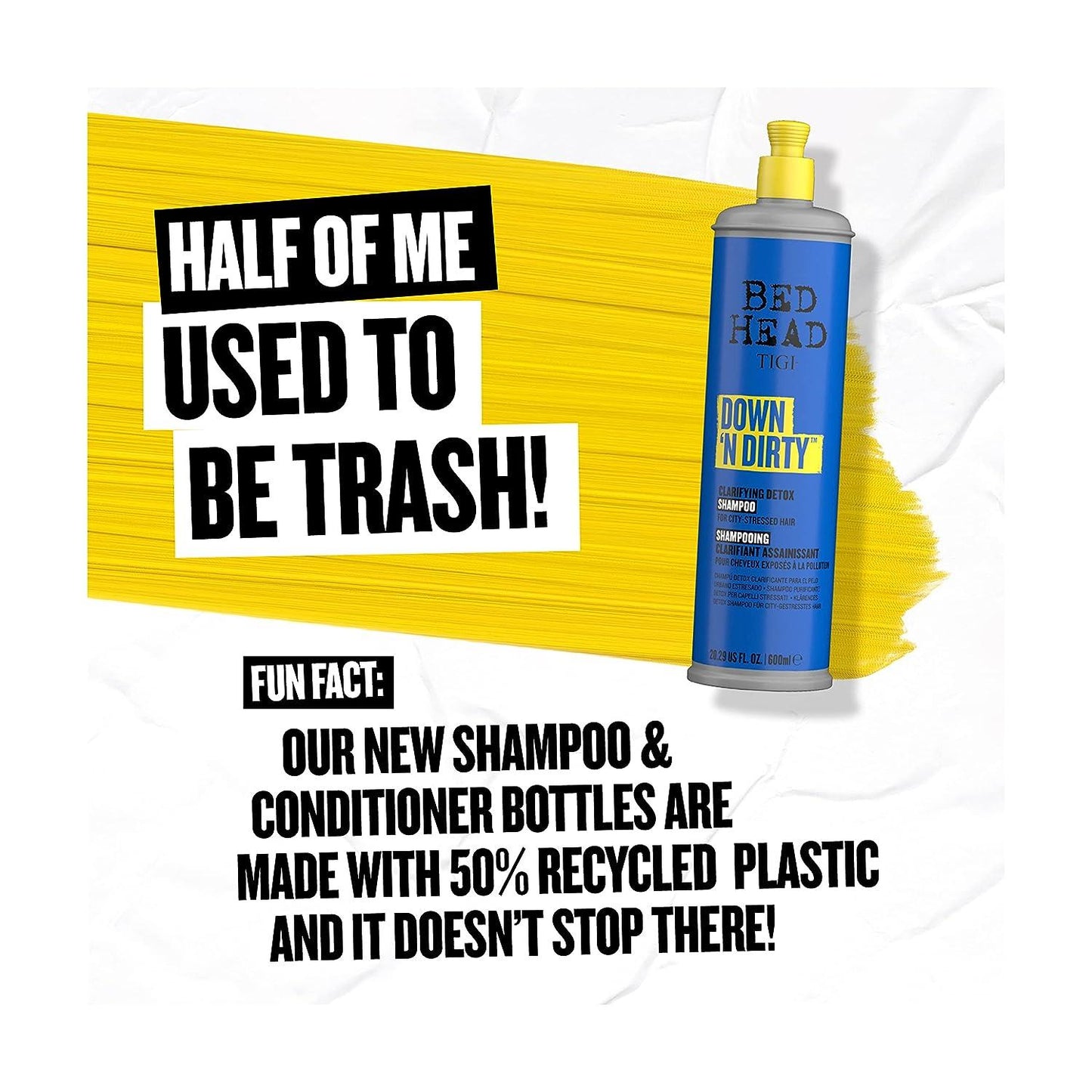 TIGI BED HEAD Down N' Dirty Shampoo 400ml