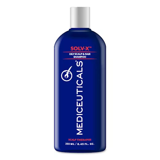 MEDICEUTICALS SOLV-X Oily Hair & Scalp Treatment Shampoo bottle
