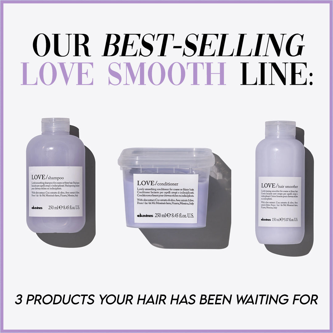 Davines LOVE Smoothing olive extract ingredient