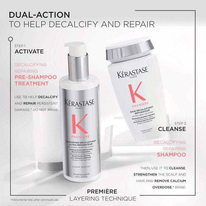 Kérastase Première Bain Décalcifiant Réparateur Repairing Shampoo 250ml – Visibly reverses damage in one use