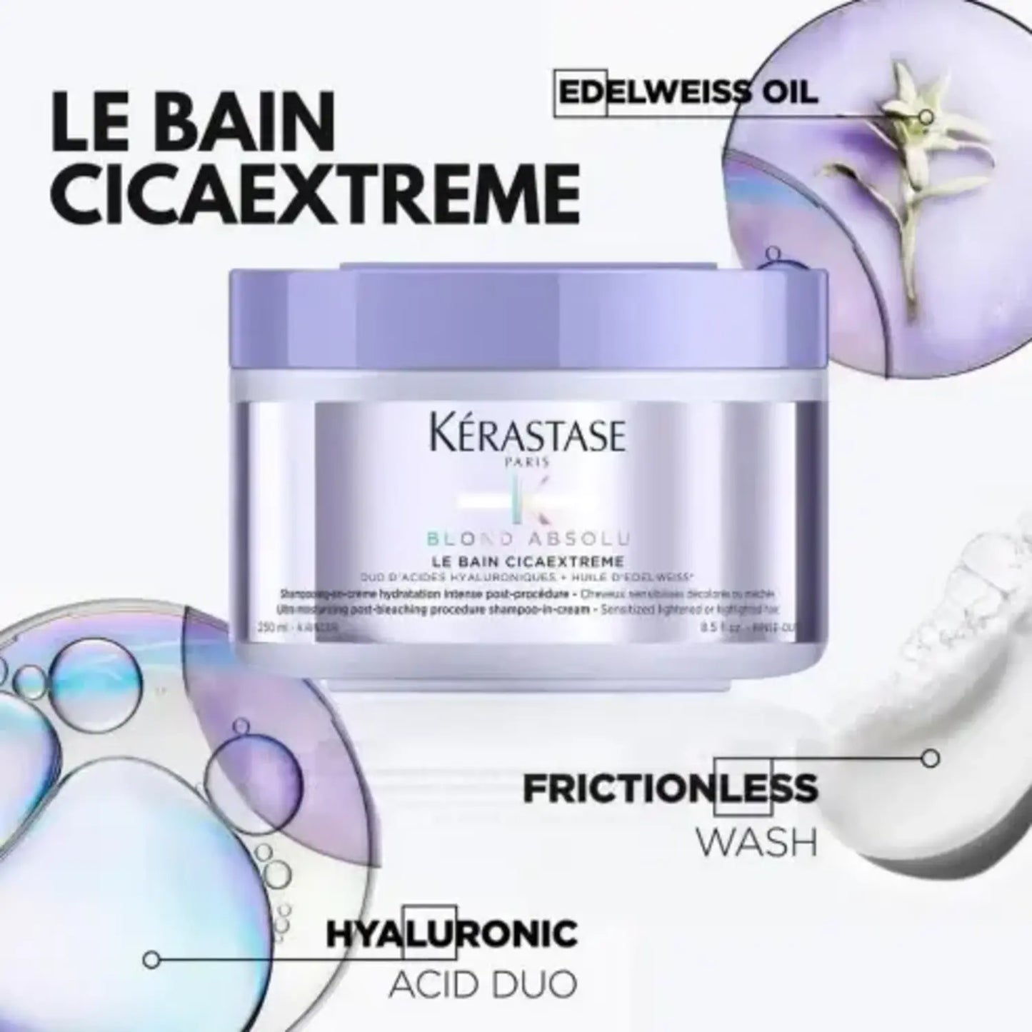 KERASTASE NEW BLOND ABSOLU CICAEXTREME SHAMPOO 500ML