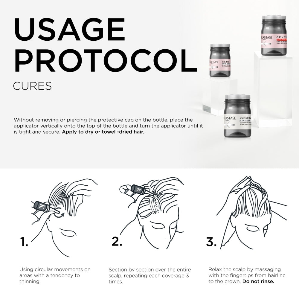 Kérastase Genesis Cure Sensitive Scalp Soothing Care Amoules 10x6ml