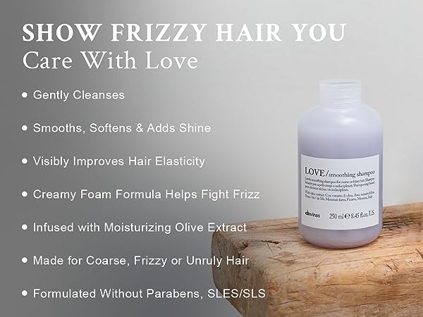 Davines LOVE Smoothing Shampoo product shot