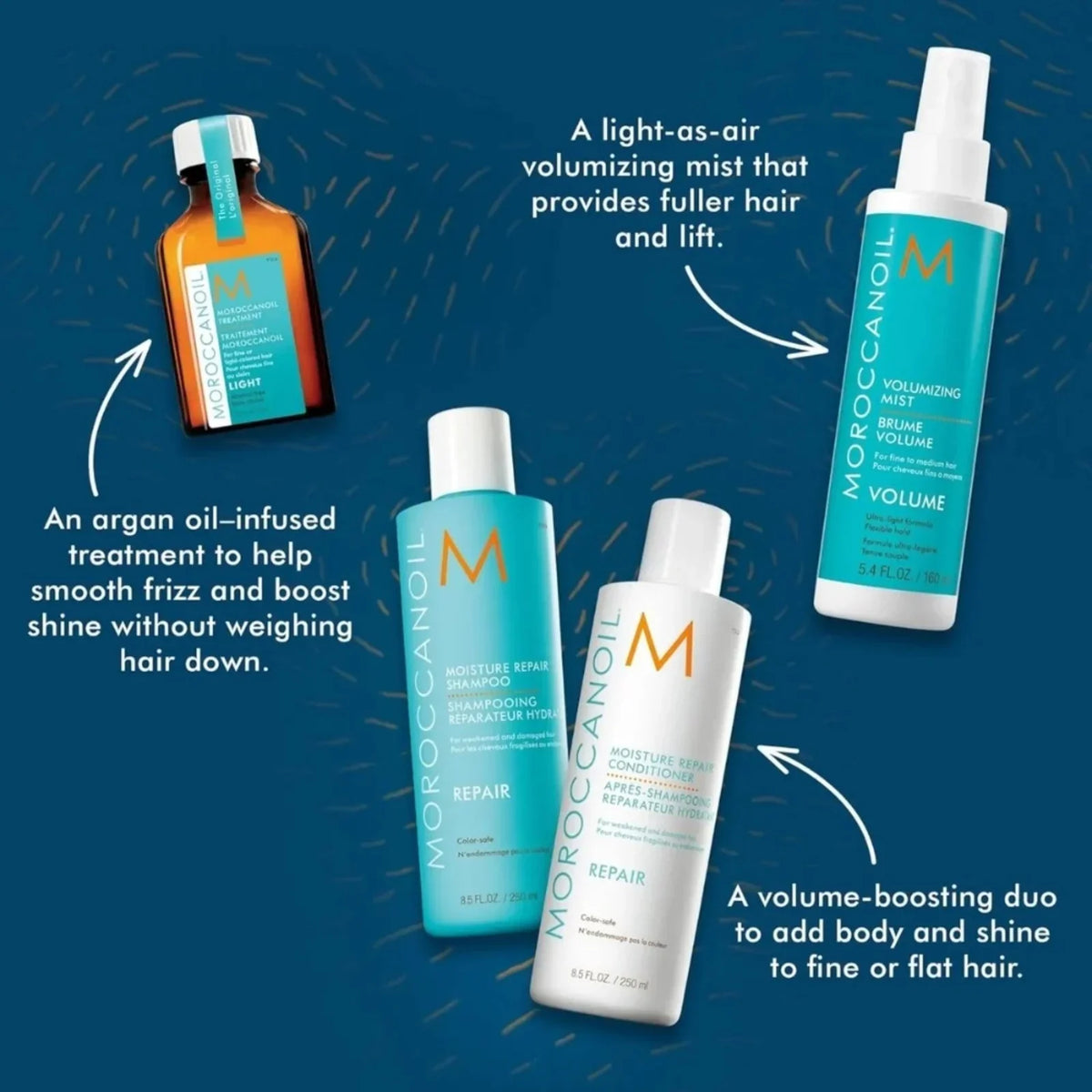 Moroccanoil Volume set product shot