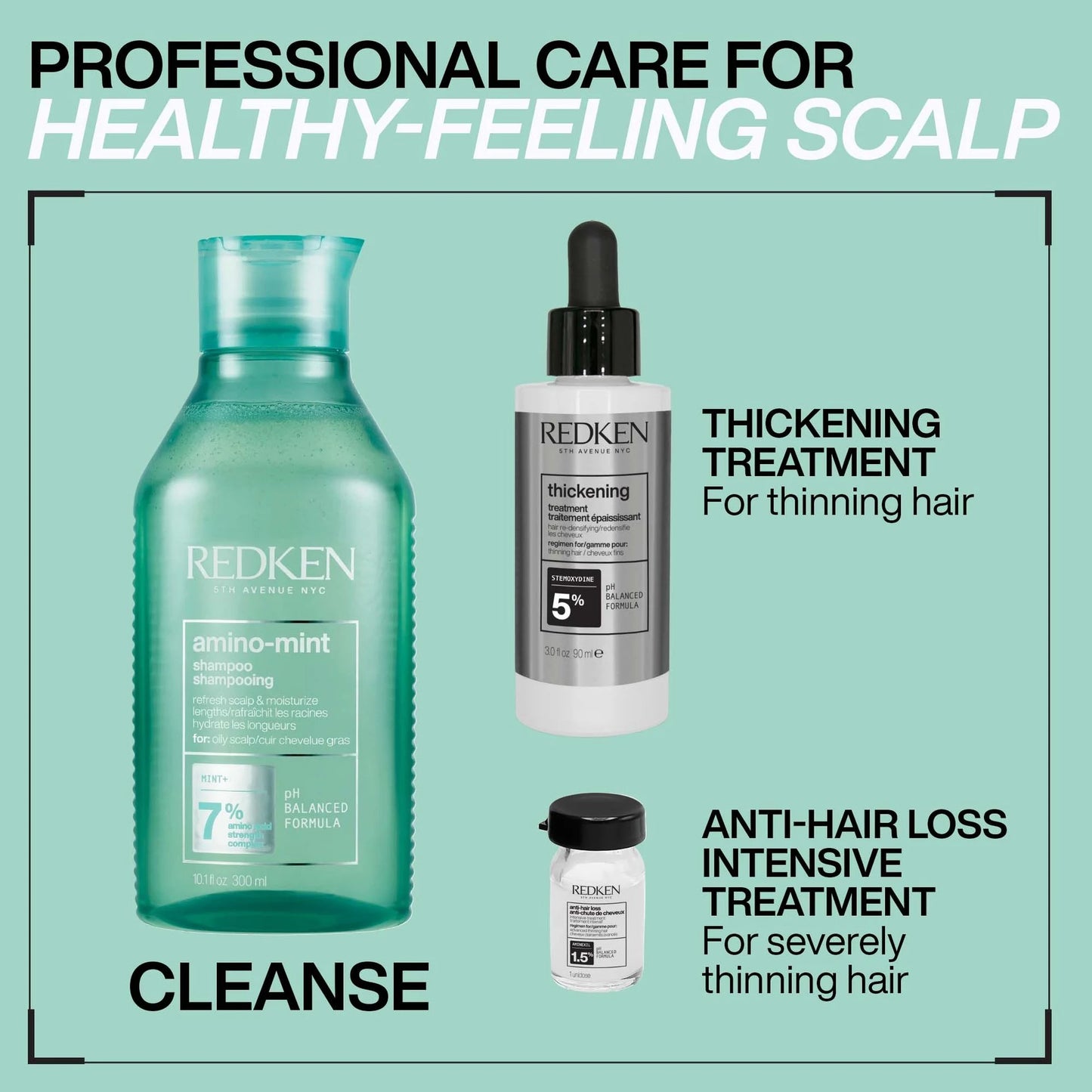REDKEN AMINO MINT OILY SCALP SHAMPOO