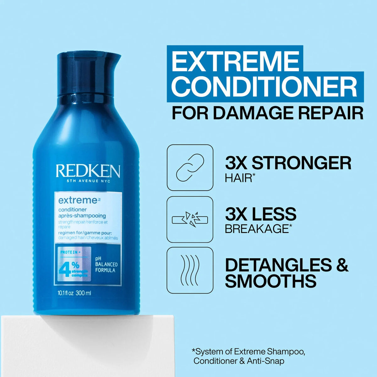 REDKEN Extreme Strength Repair Conditioner 300ml – view 3