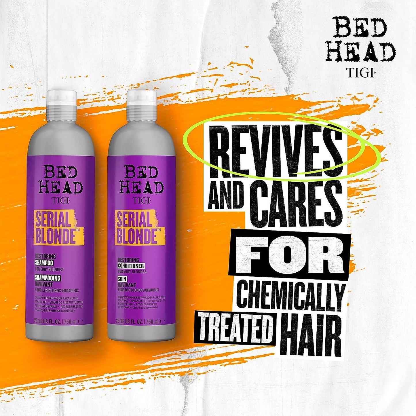 TIGI BED HEAD Serial Blonde Restoring Shampoo 400ml