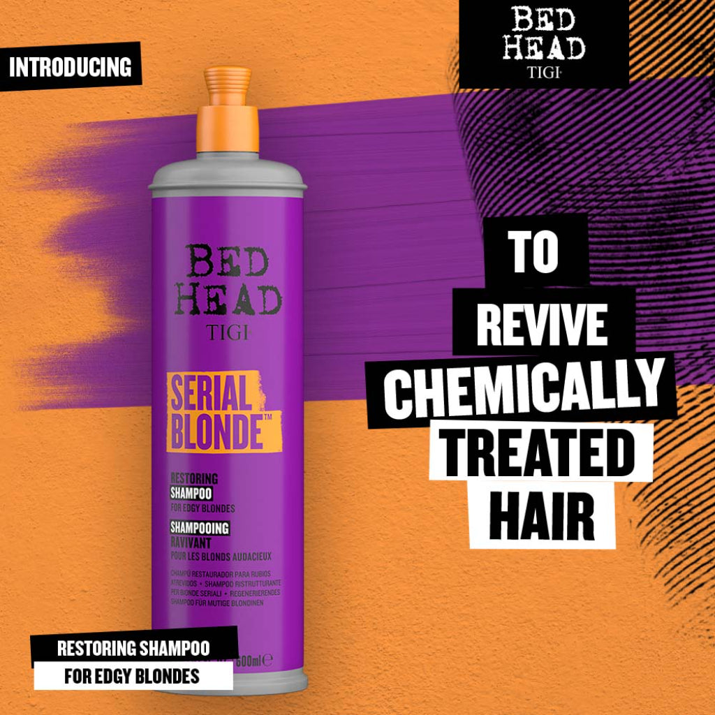 TIGI Bed Head Serial Blonde Restoring Shampoo 400ml – view 4