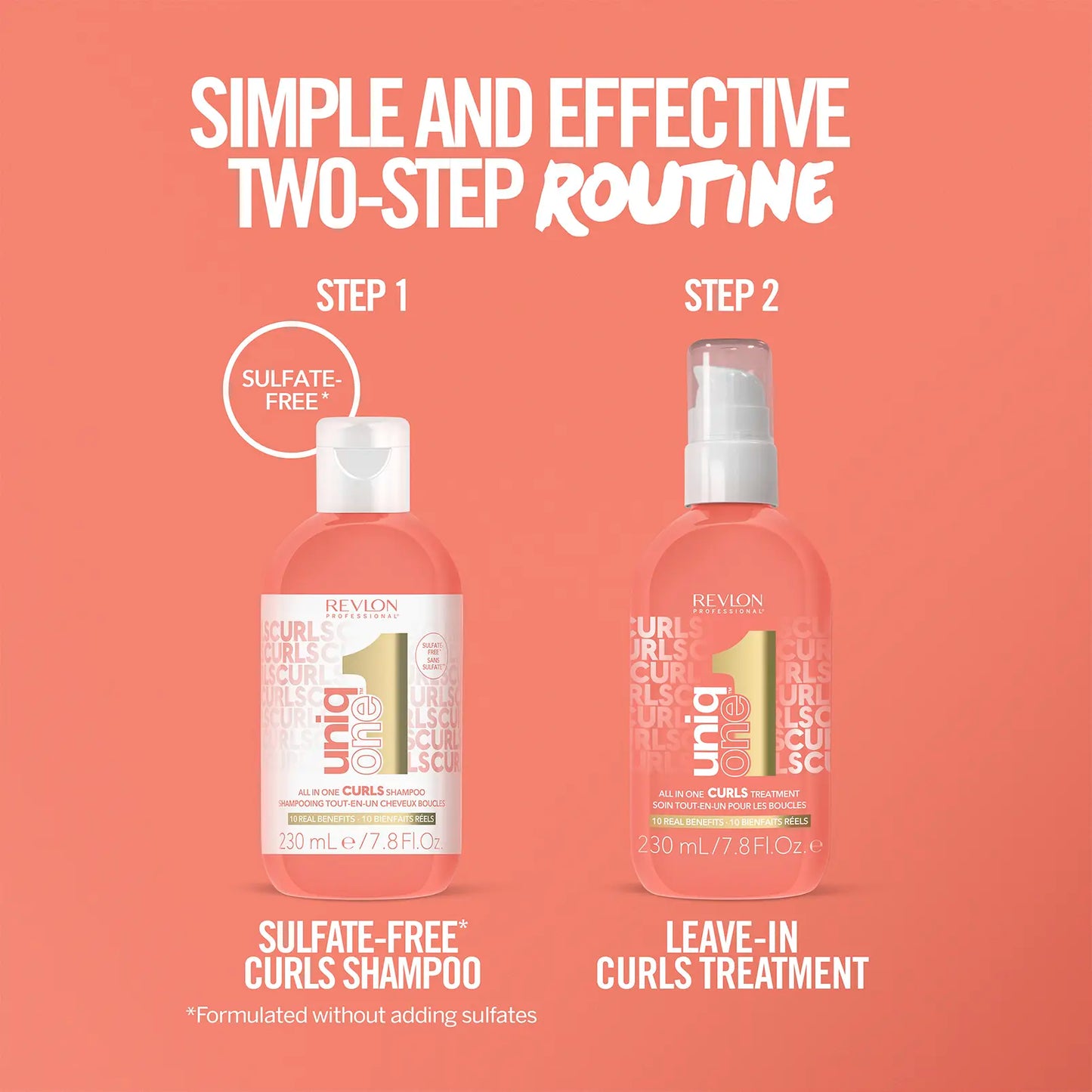 REVLON UNIQUEONE SULPHATE FREE SHAMPOO 230ML