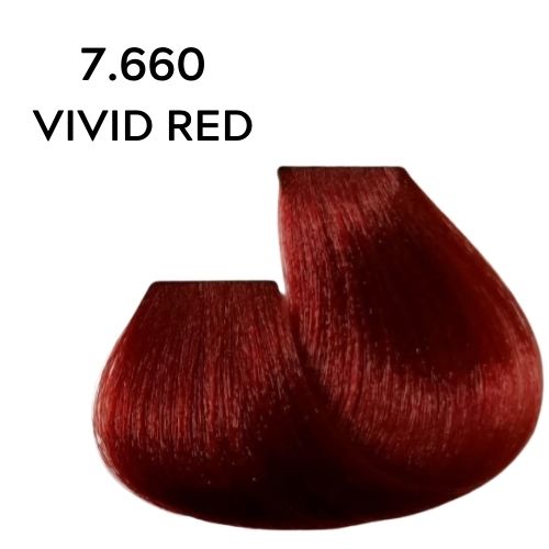 HS Milano shade 7.660 Vivid Red cream hair colour