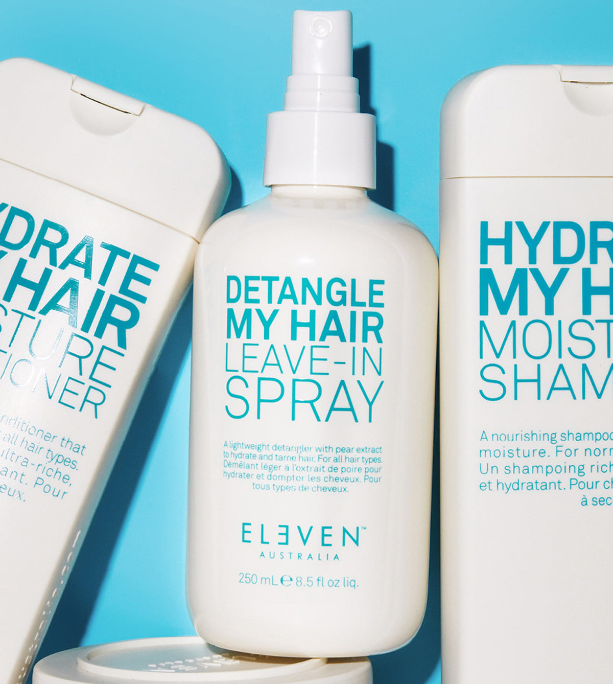 ELEVEN Australia Detangle My Hair Leave-In Spray application