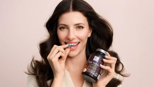 New Nordic Hair Volume biotin tablets and gummies
