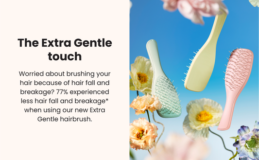Postpartum mother receiving a gentle hair and scalp consultation