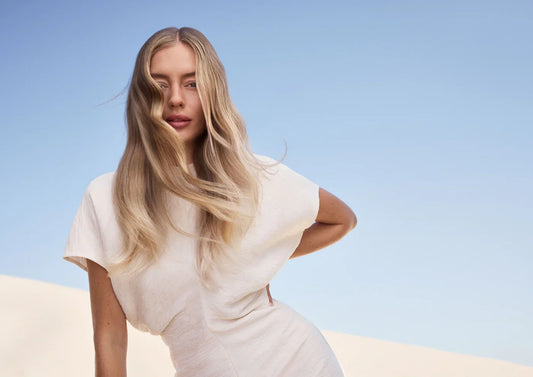 Highlighted hair showing fragile, broken ends and loss of length