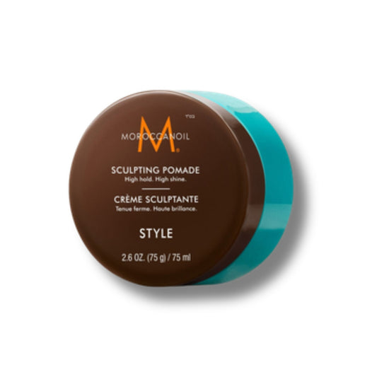 Moroccanoil Sculpting Pomade 75ml water-based pomade jar for slicked-back styles