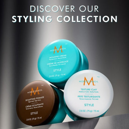 Moroccanoil Sculpting Pomade 75ml pack detail and ingredients