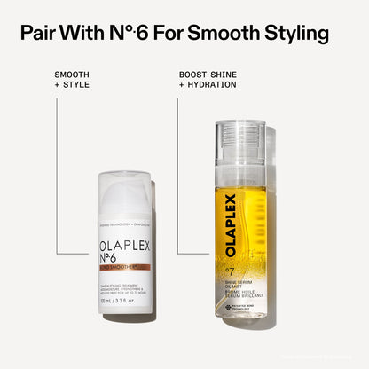 OLAPLEX Nº.7 Shine Serum Oil Mist with Nº.6 Bond Smoother