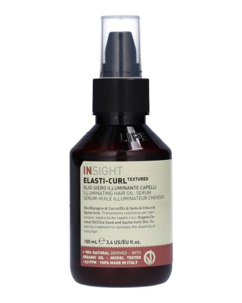 INSIGHT ELASTI-CURL Illuminating Hair Oil-Serum 100ML