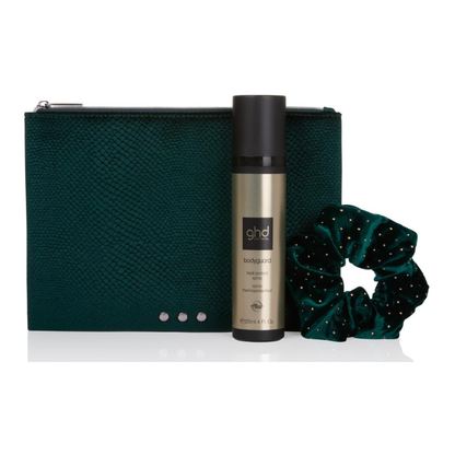 GHD Style Gift Set with Bodyguard Heat Protect Spray & Velvet Touch Scrunchie