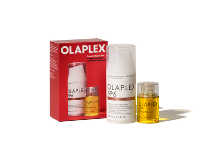 OLAPLEX Iconic Stylers Set gift box with Nº.6 Bond Smoother 100ml and Nº.7 Bonding Oil 30ml - HairCare Cyprus