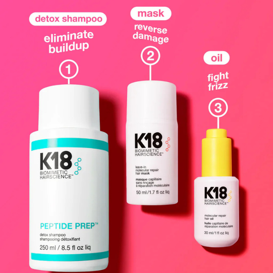 K18 Molecular Repair Hair Ritual Bundle