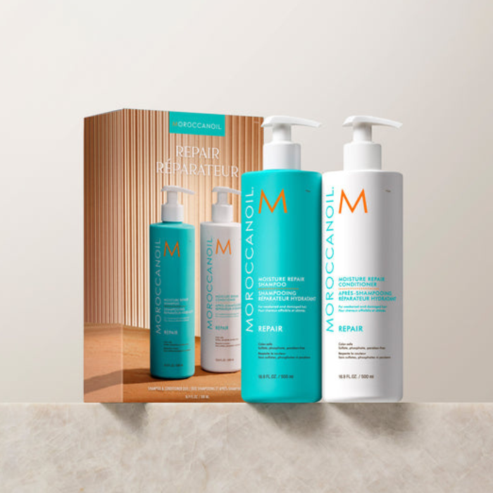 Moroccanoil Moisture Repair Shampoo & Conditioner 500ml Set